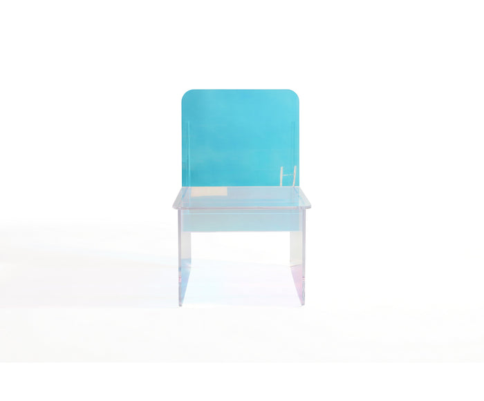 Fomo Iridescent Acrylic Accent Chair - What A Room