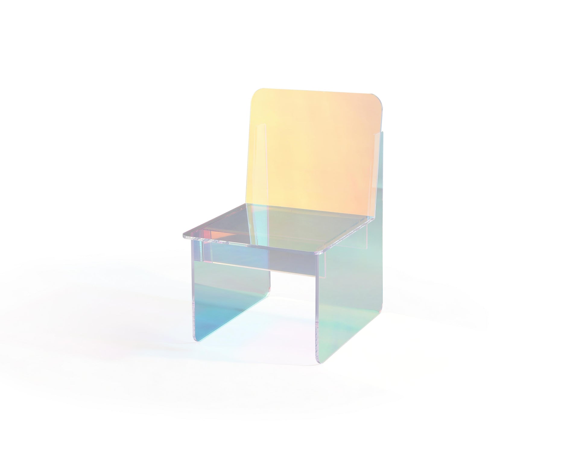 Fomo Iridescent Acrylic Accent Chair - What A Room