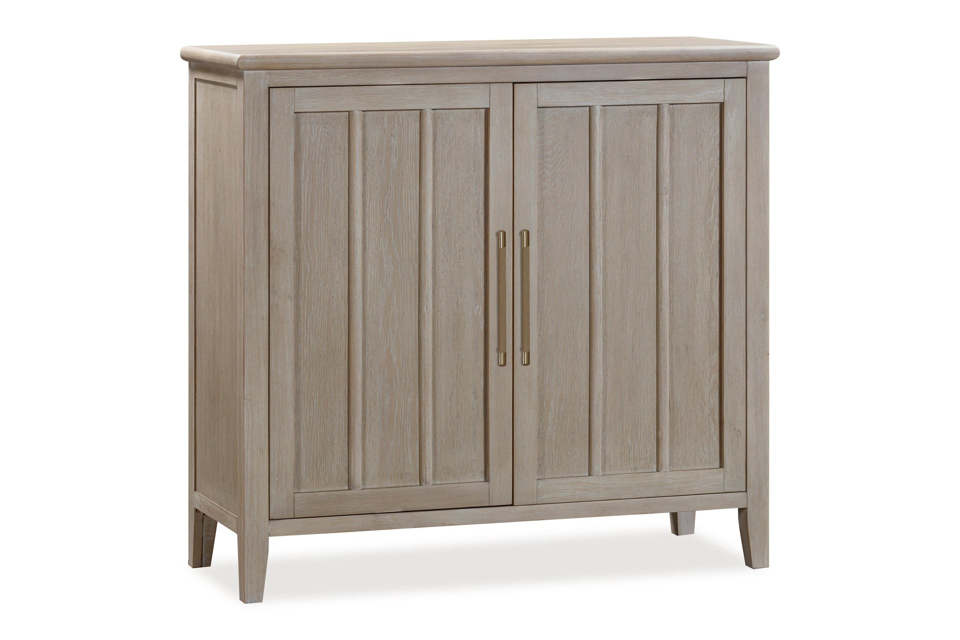 Camden Two Door Two Drawer Bar Cabinet with Stemware Rack and Wine Rack in Chai - What A Room