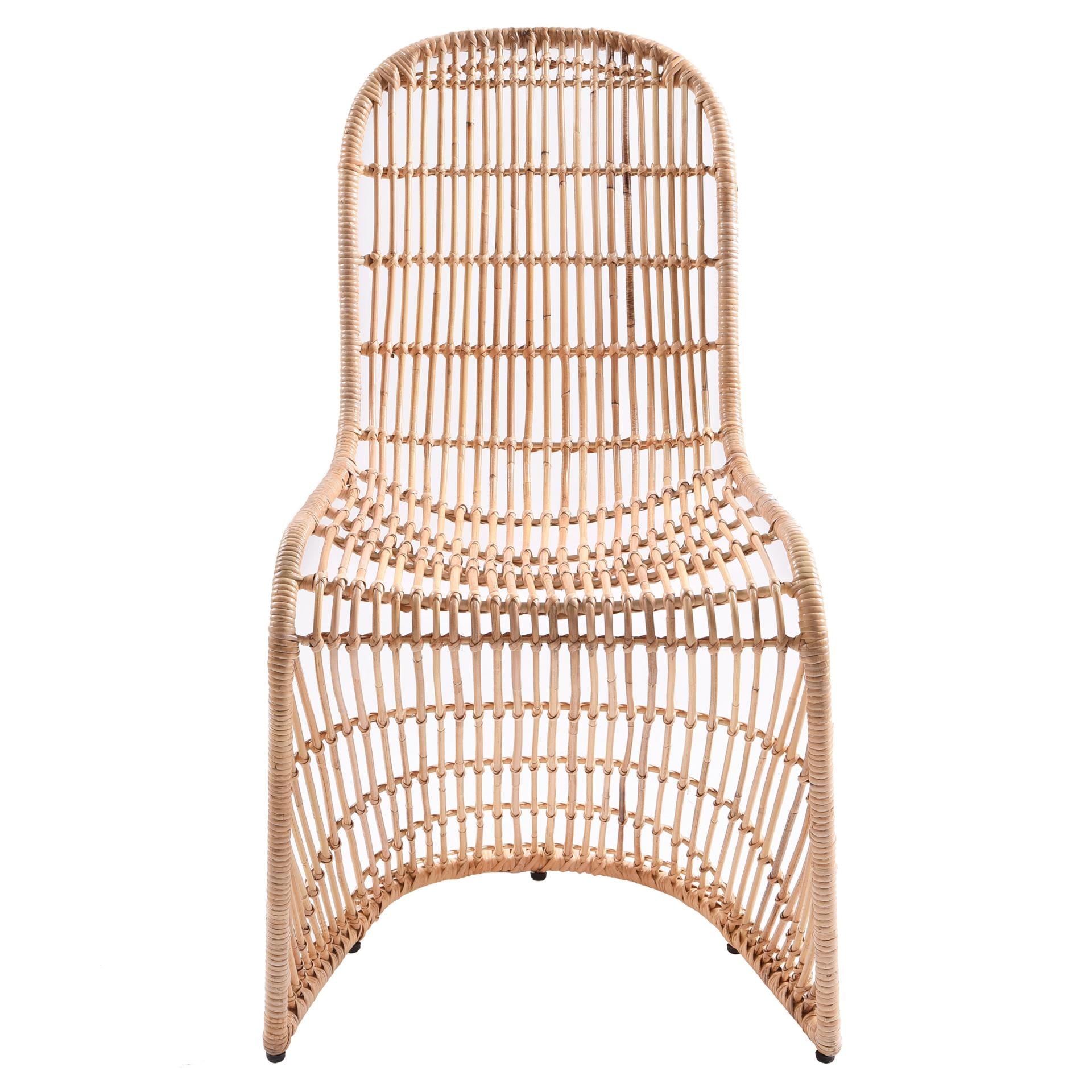 Groovy Rattan Dining Side Chair - What A Room