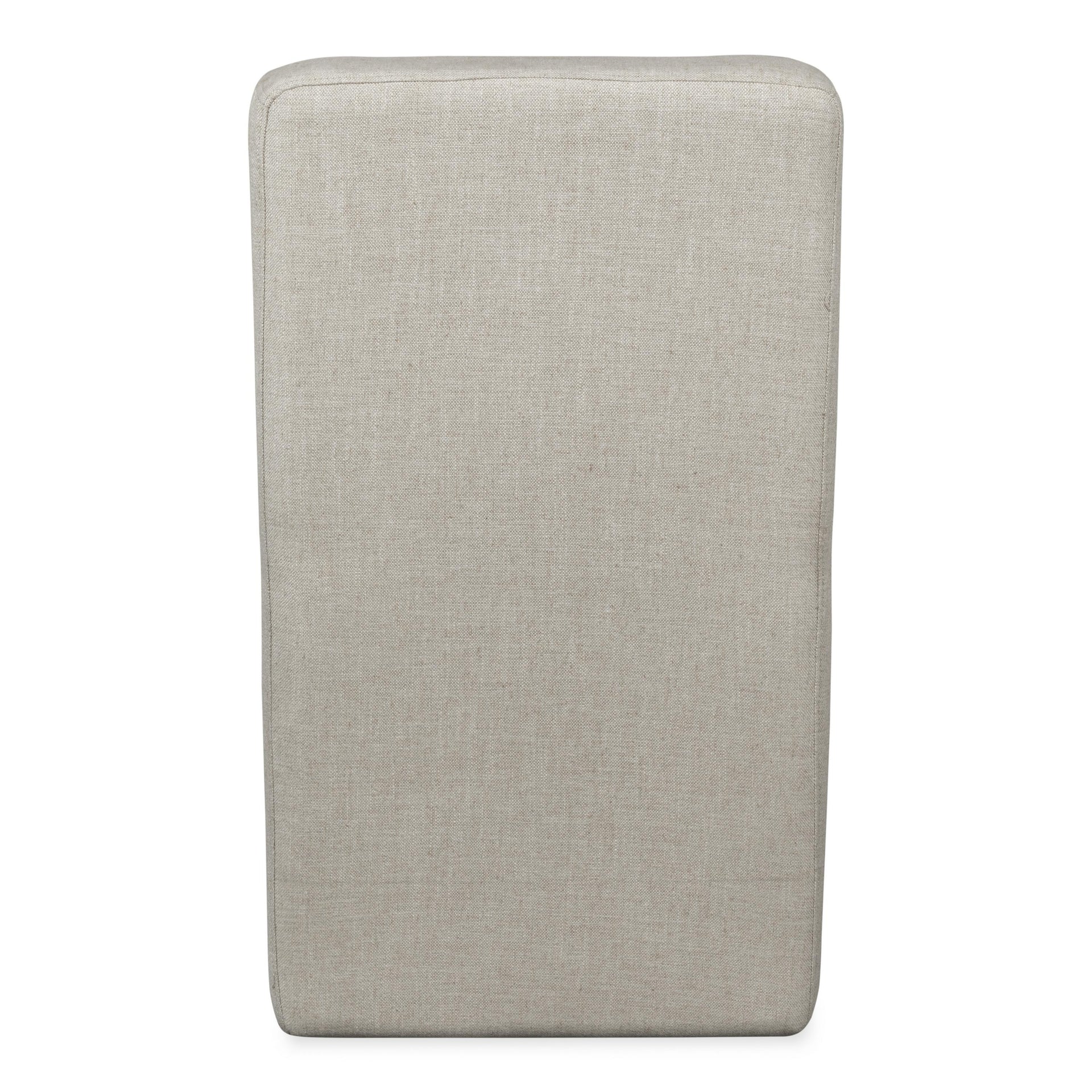 Liv Fully Upholstered Dining Chair in Natural Linen (Set of 2) - What A Room