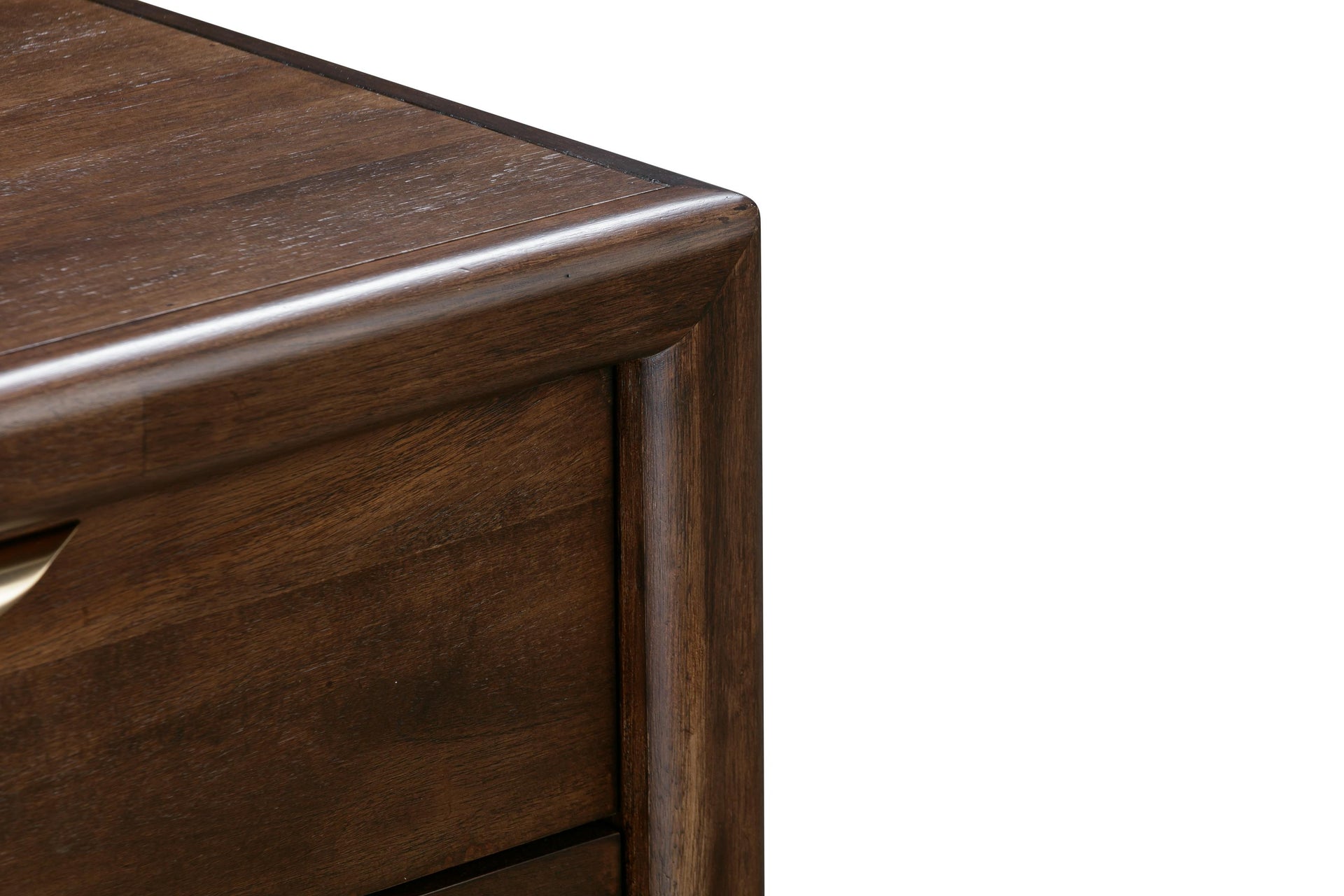 Sol Two Drawer USB-Charging Nightstand in Brown Spice - What A Room