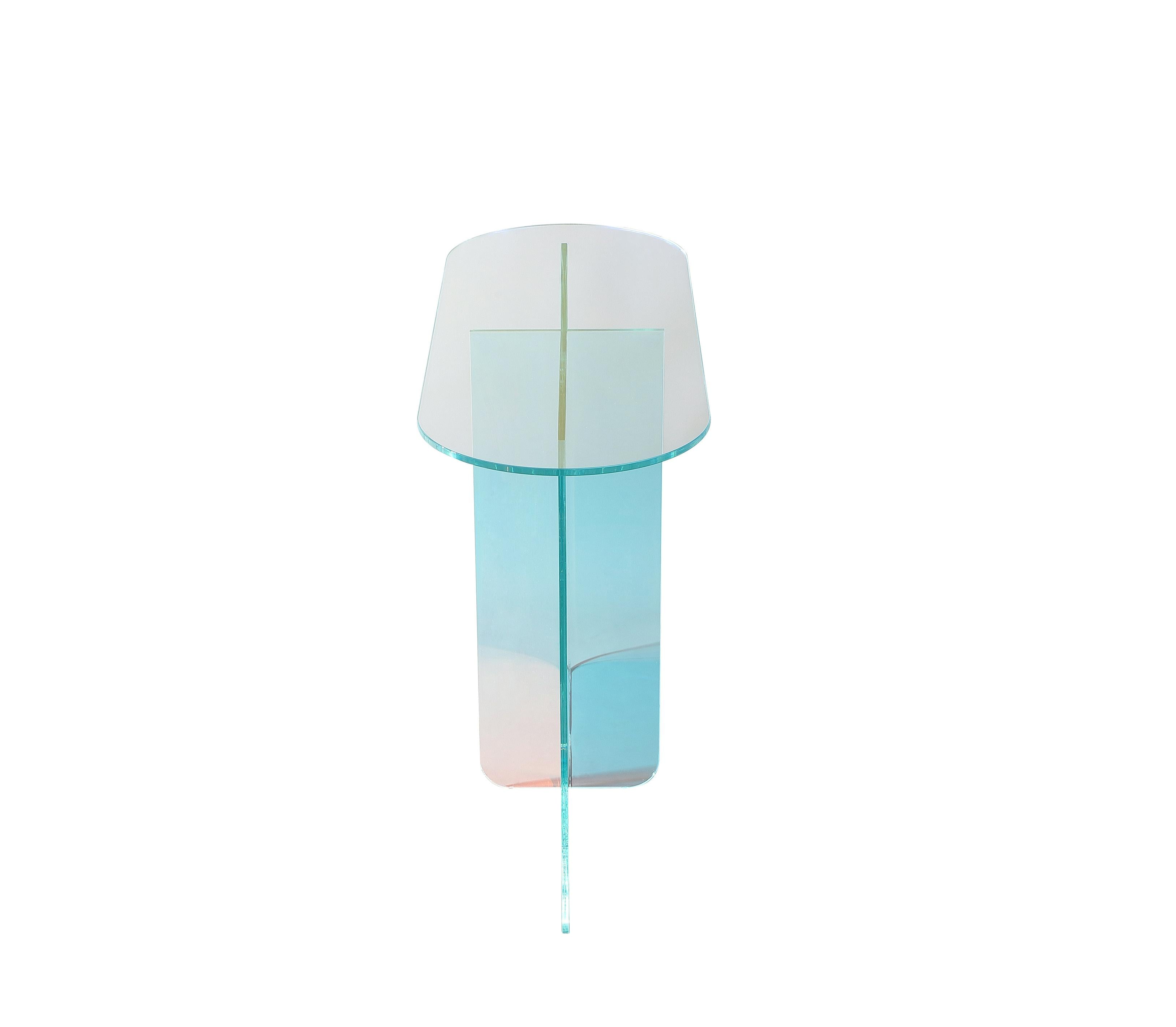 Fomo Console Table in Iridescent Glass - What A Room