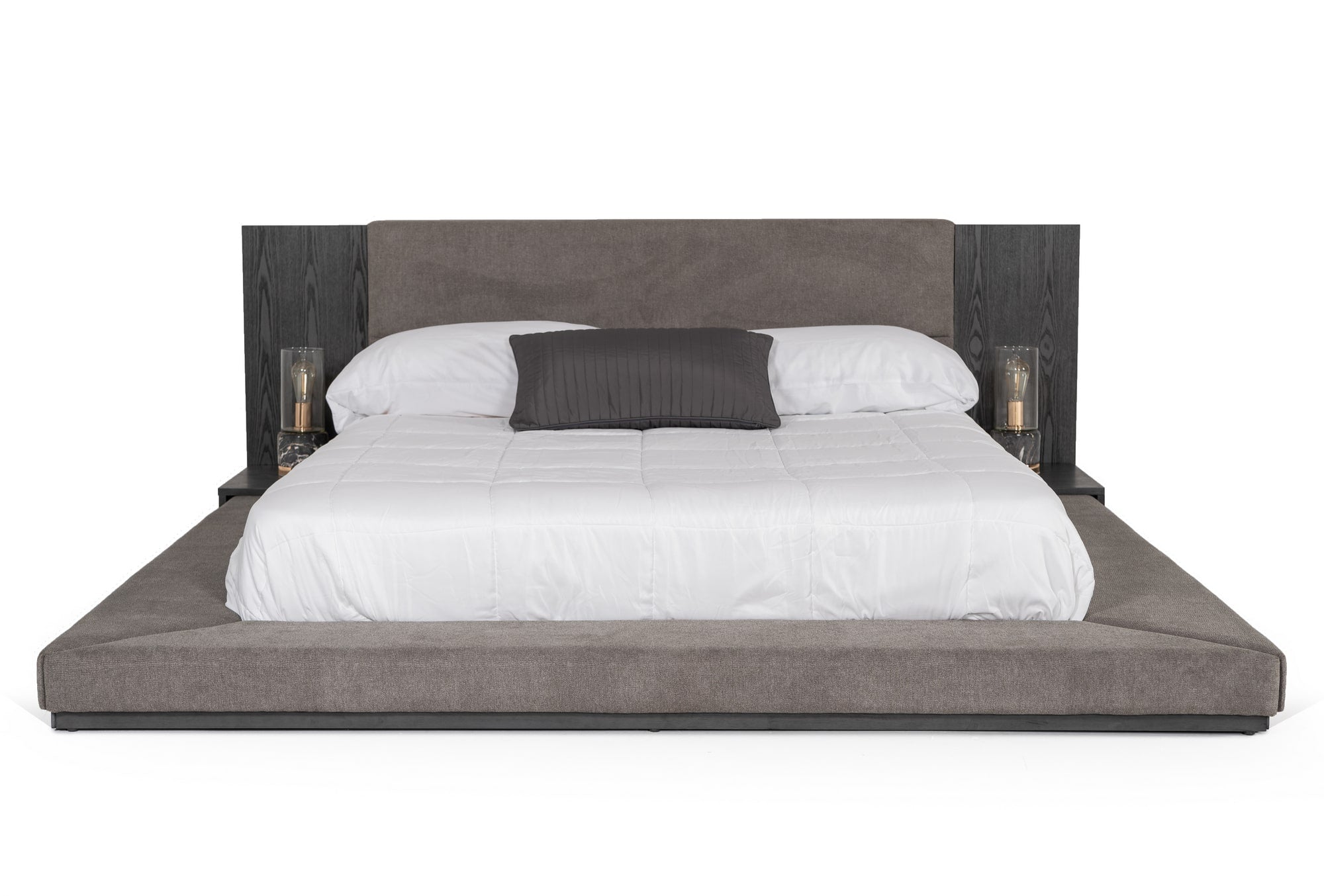 Nova Domus Jagger Modern Grey Bed - What A Room