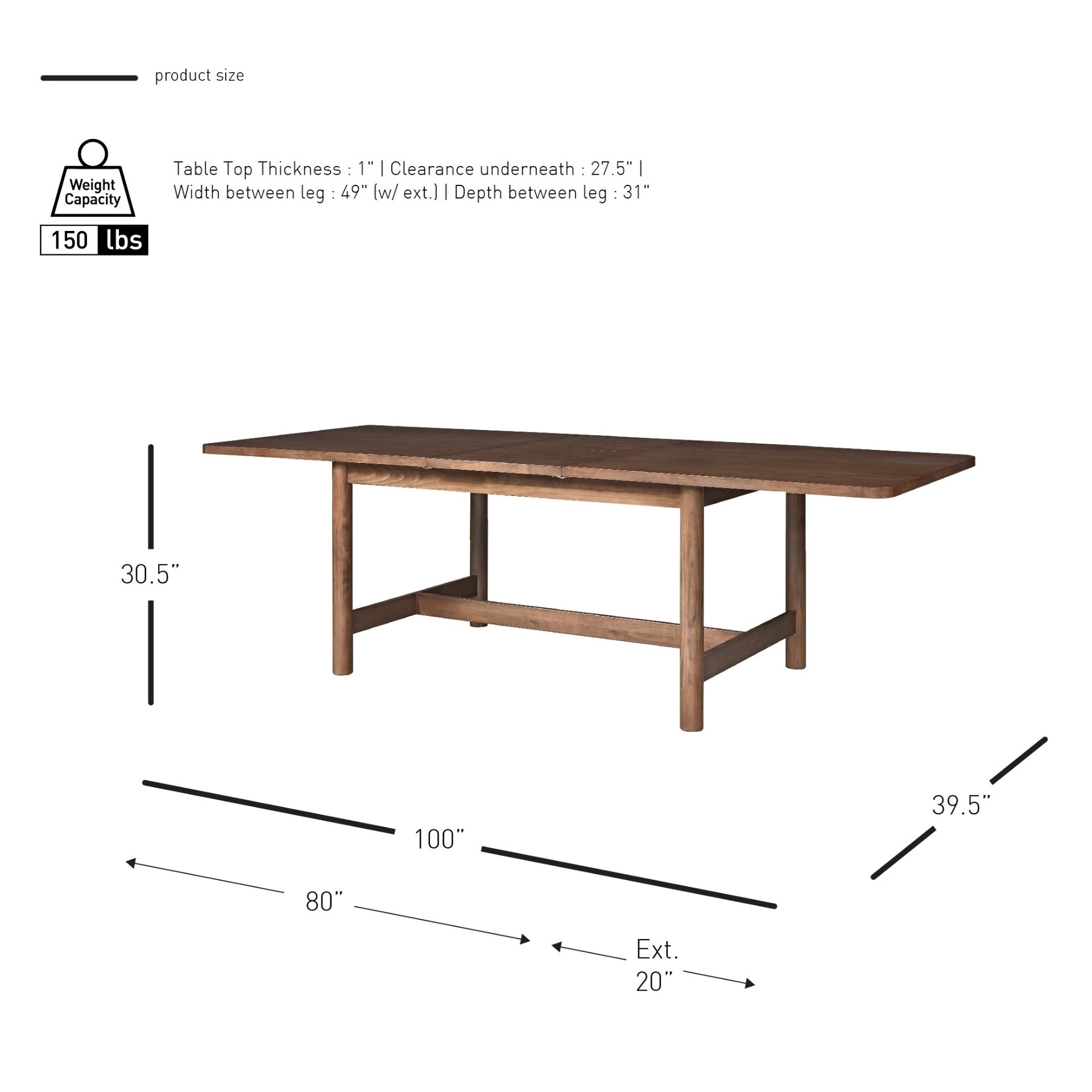 Bloomfield Butterfly Dining Table w/ 20" Ext - What A Room