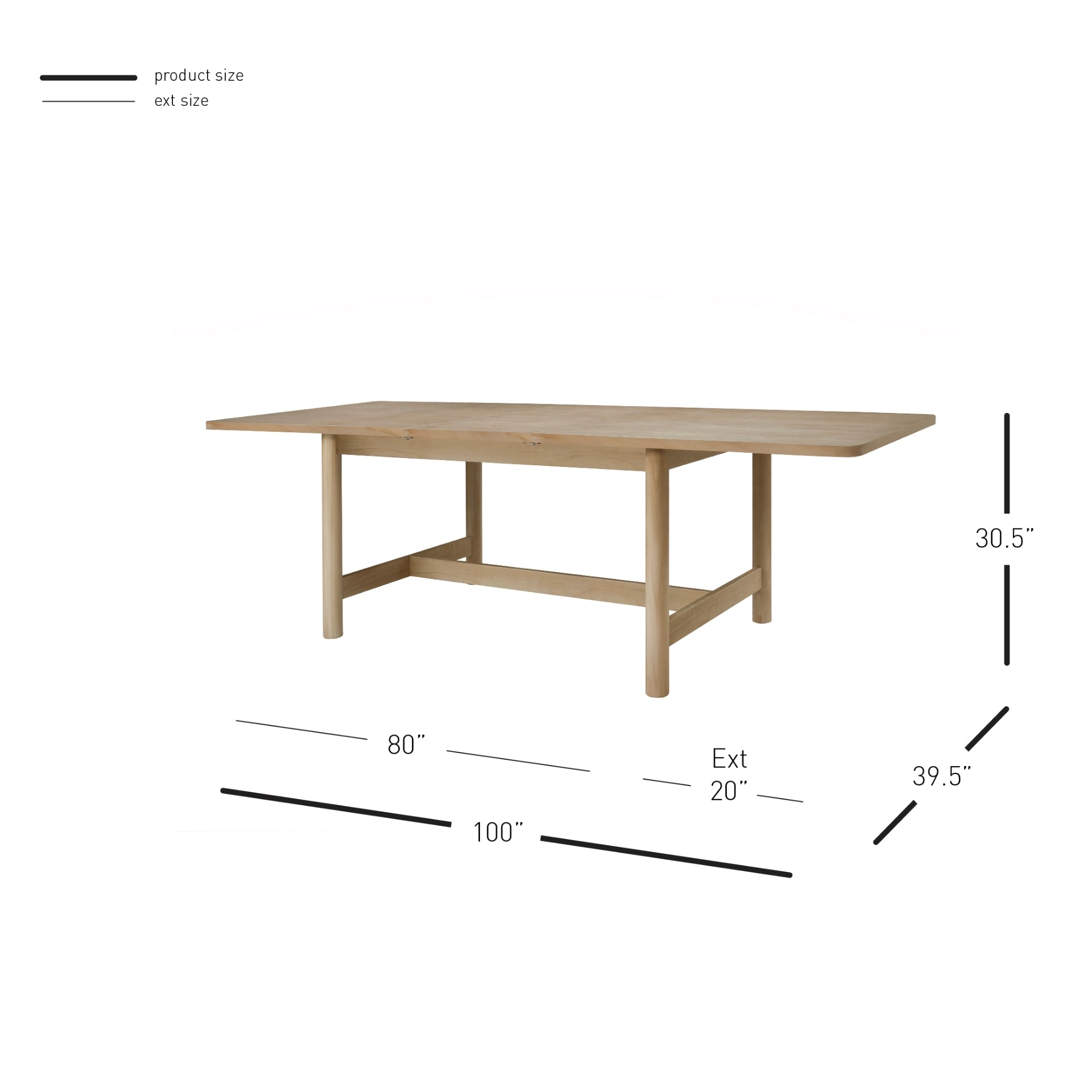 Bloomfield Butterfly Dining Table w/ 20" Ext - What A Room