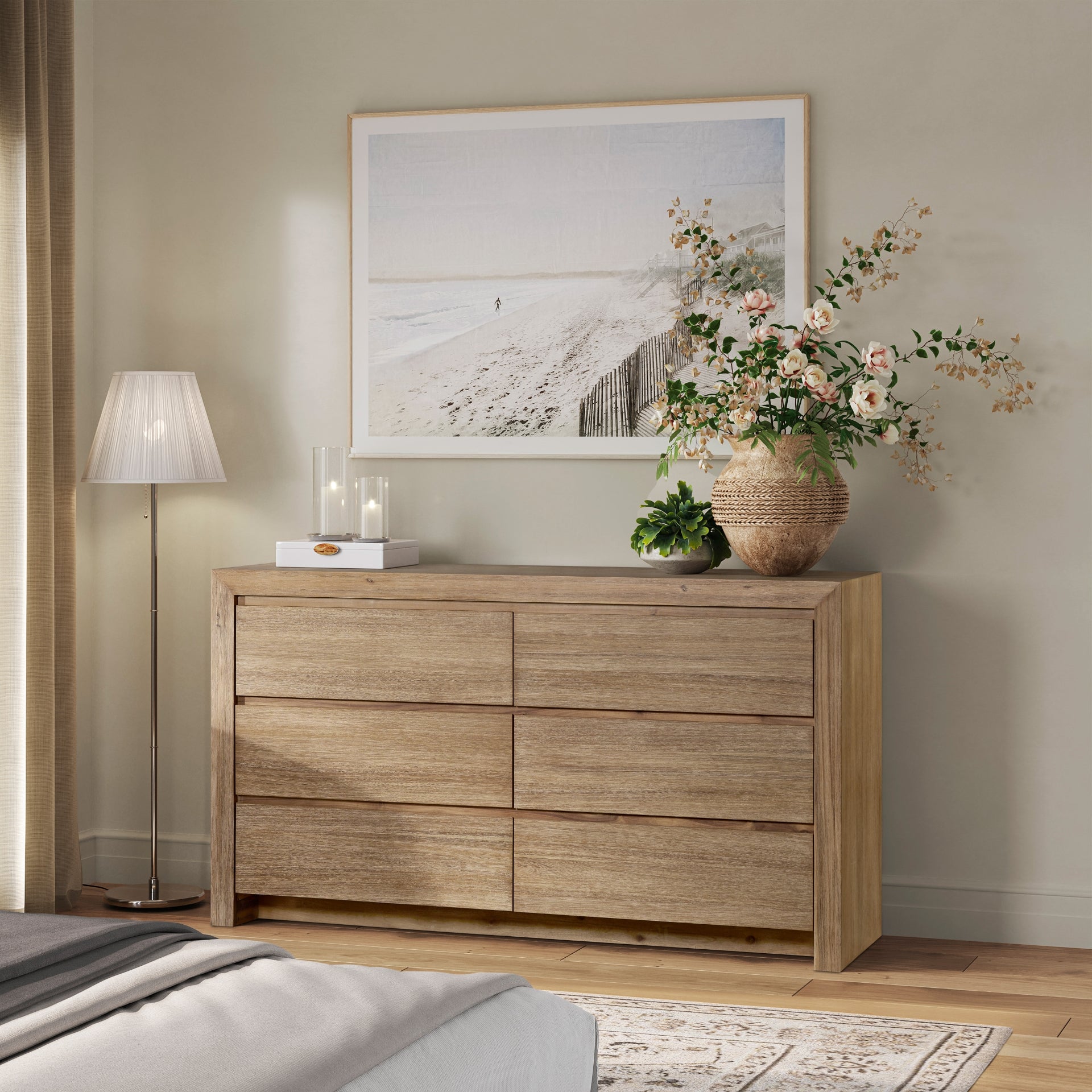 Zerano Dresser 6 Drawers - What A Room