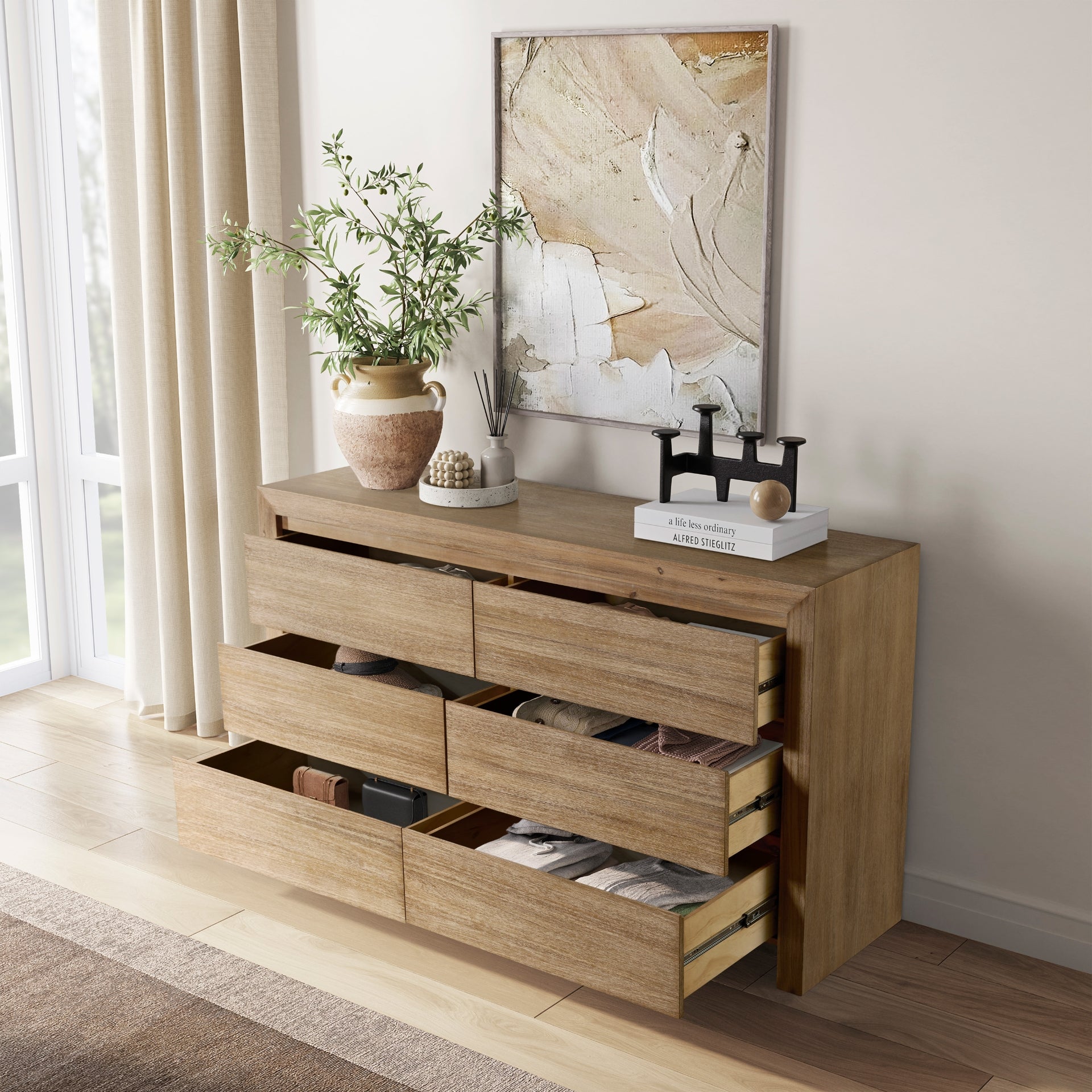 Zerano Dresser 6 Drawers - What A Room