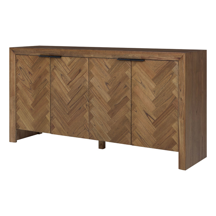 Kingston Herringbone Buffet/Sideboard 4 Doors