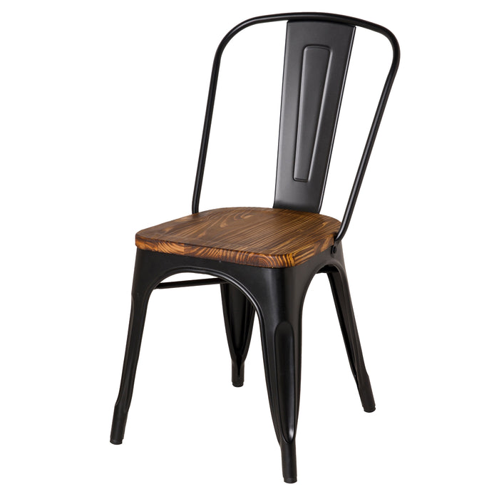 Metropolis Metal Dining Side Chair (Set of 4) - What A Room
