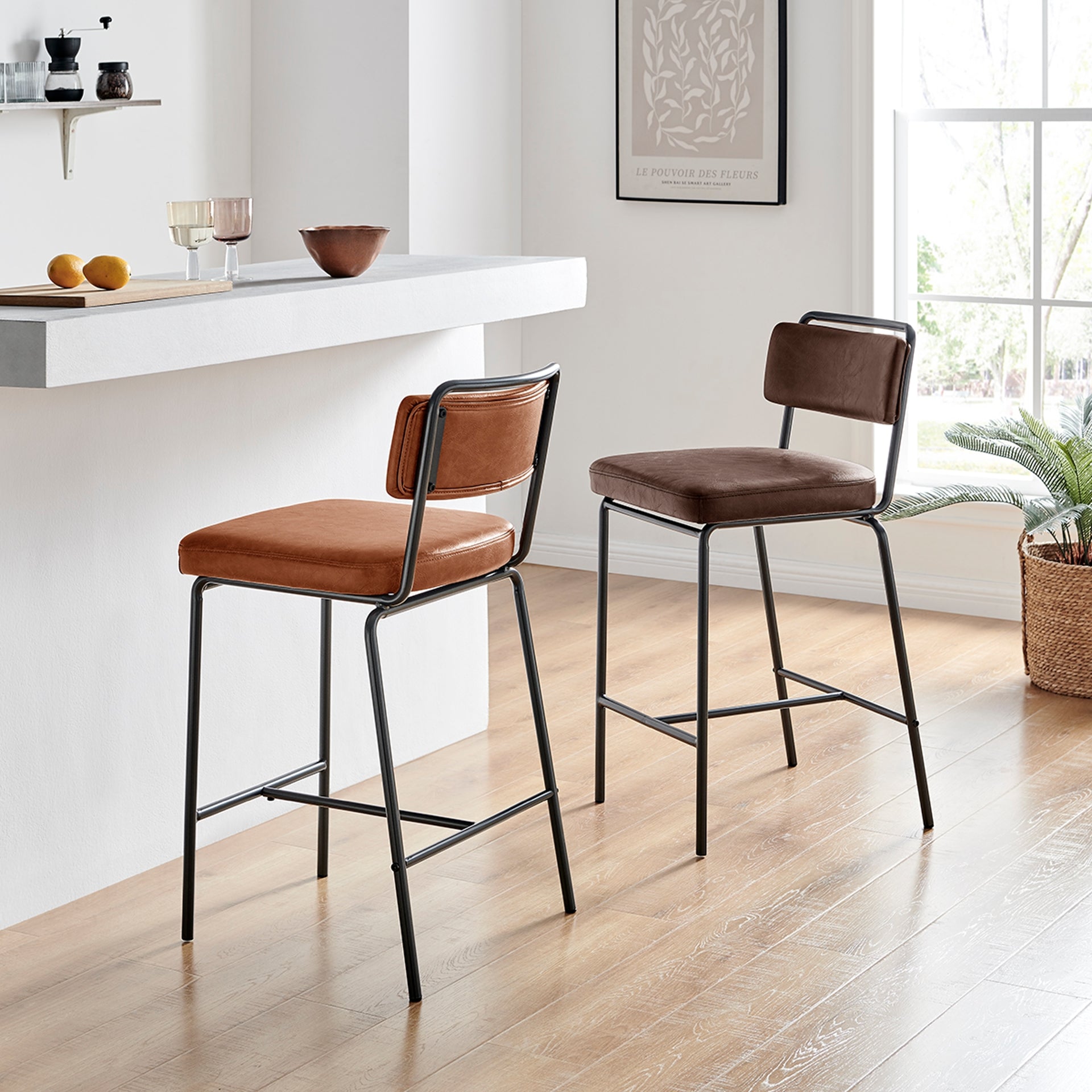 Zander Counter Stool (Set of 4) - What A Room
