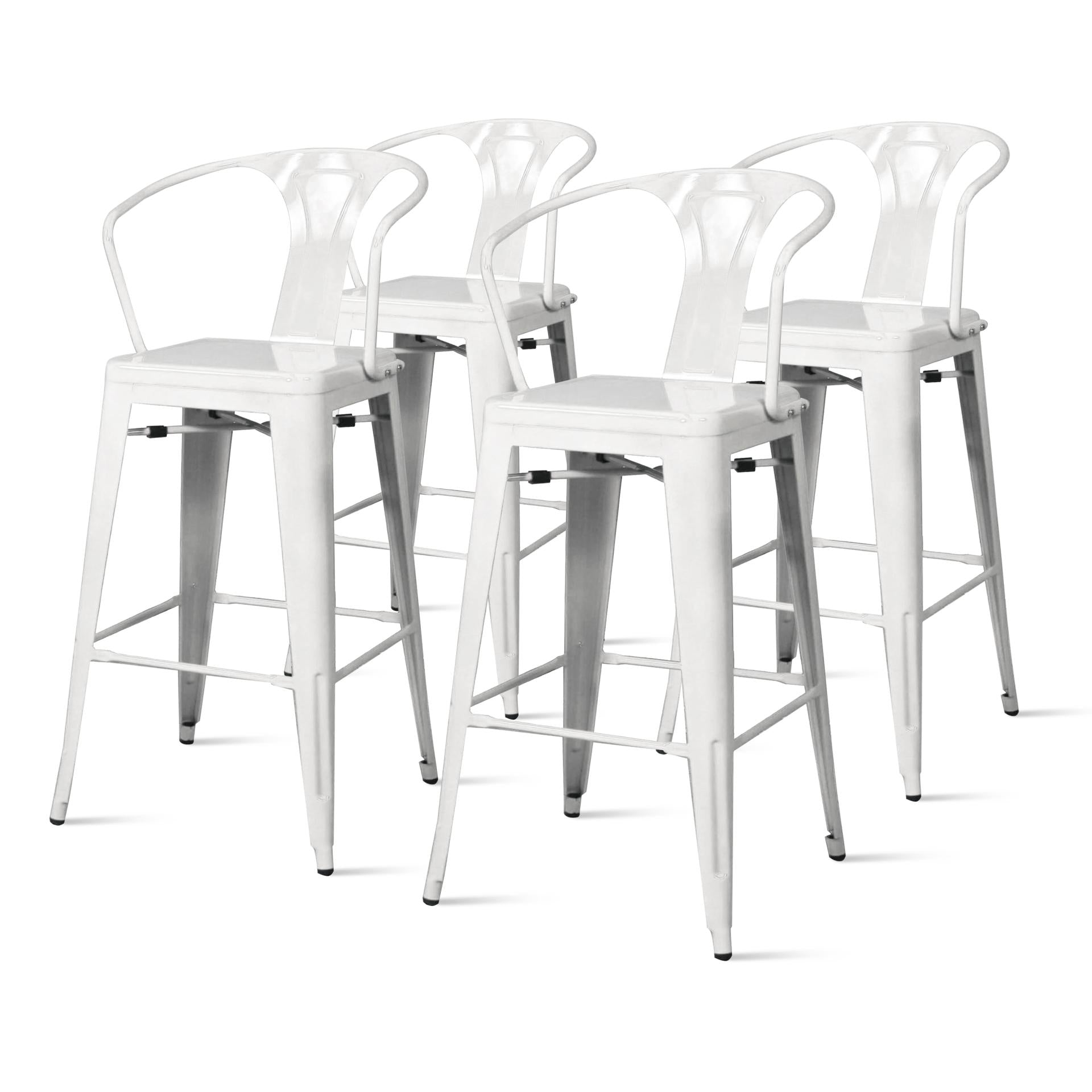 Metropolis Metal Counter Stool (Set of 4) - What A Room