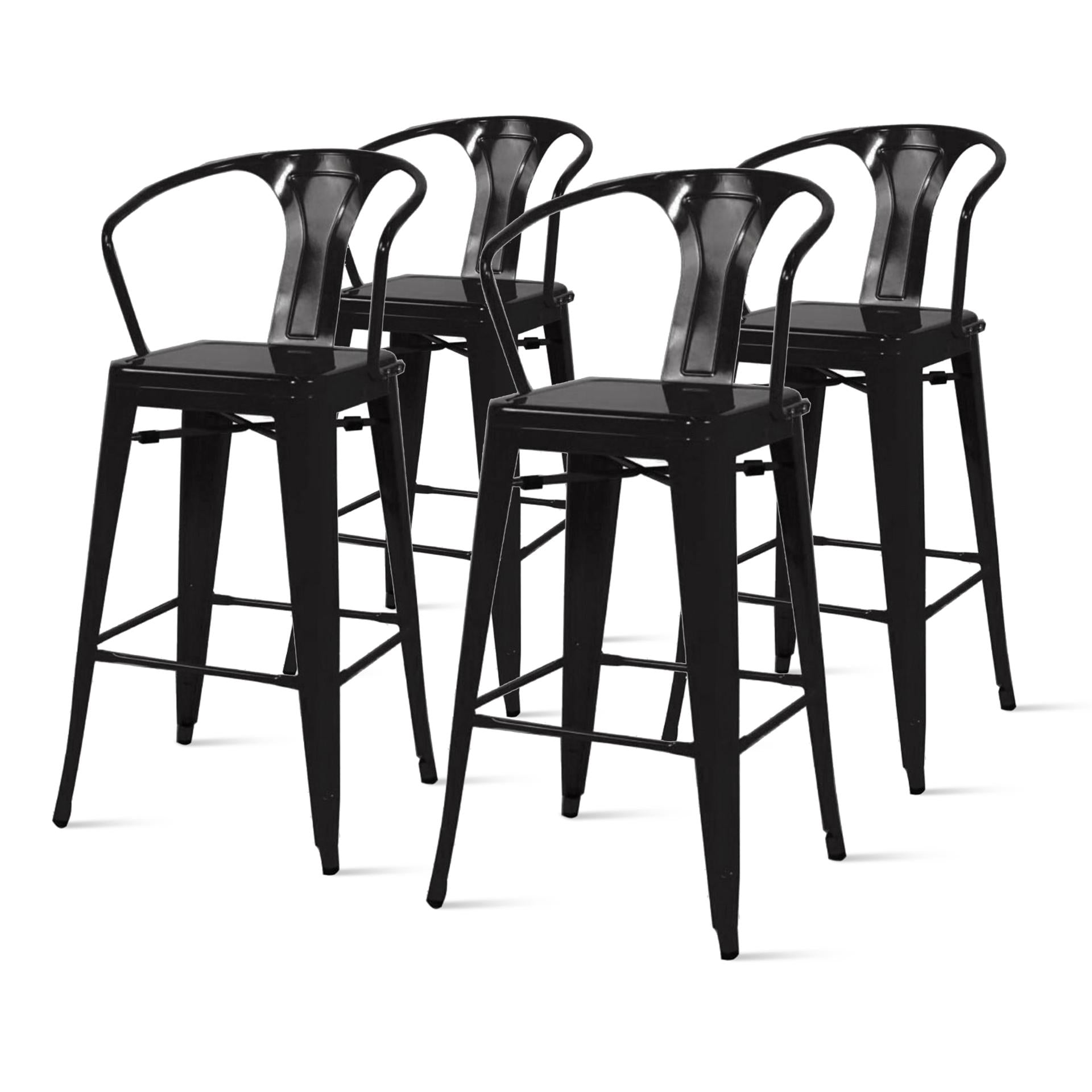 Metropolis Metal Bar Stool (Set of 4) - What A Room