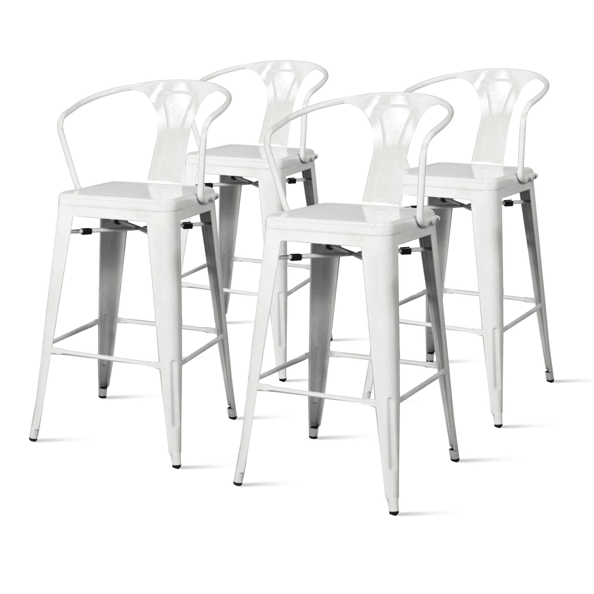 Metropolis Metal Bar Stool (Set of 4) - What A Room