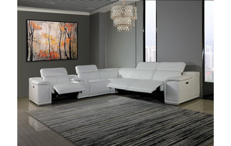 DivanItalia-Top Grain Italian Leather Reclining Modular Sectional-9762 - What A Room