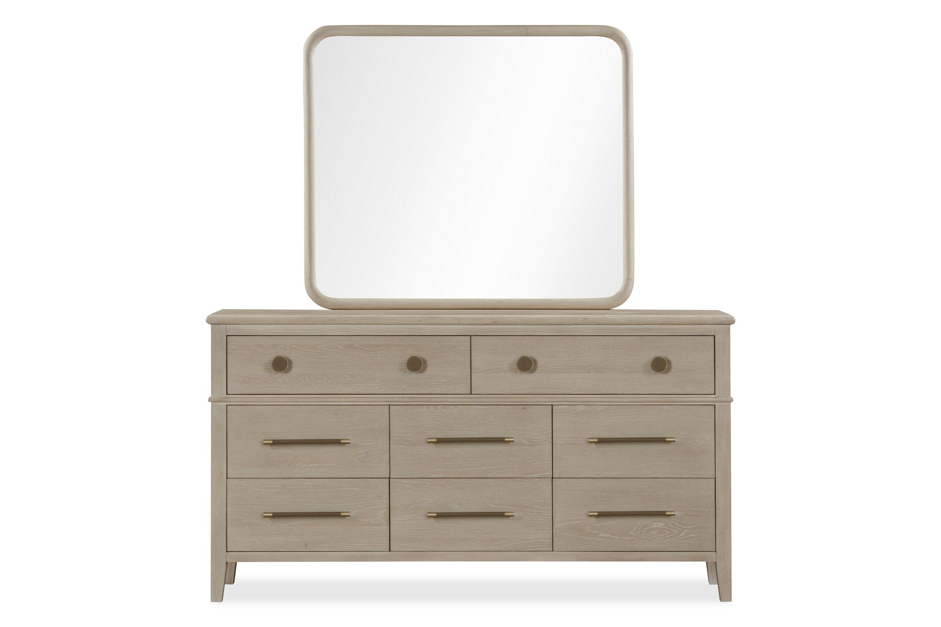 Camden Eight Drawer Oak Wood Dresser in Chai - What A Room