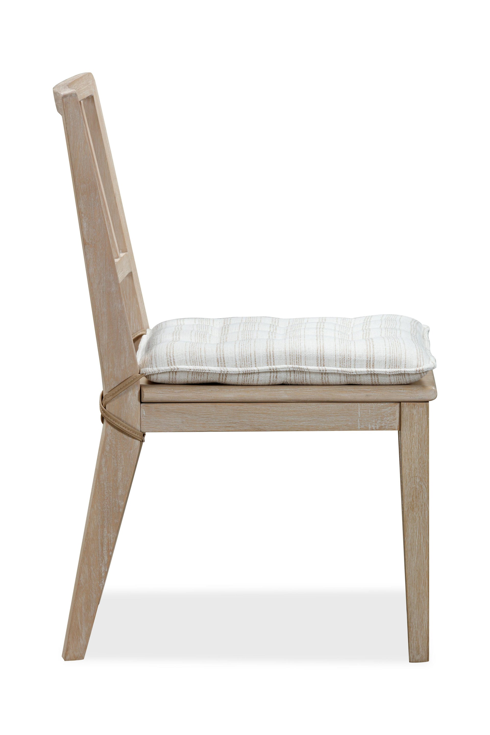 Camden Wood Dining Chair with Detachable Cushion in Chai and Oat (Set of 2) - What A Room