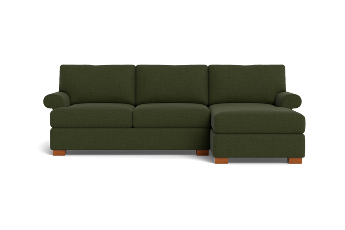 Anna Chaise Sofa Sectional (Contessa Moss) - What A Room