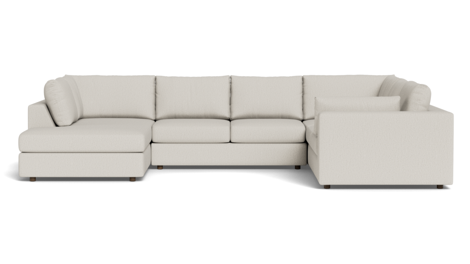 Daphne U Sectional with Bumper - What A Room