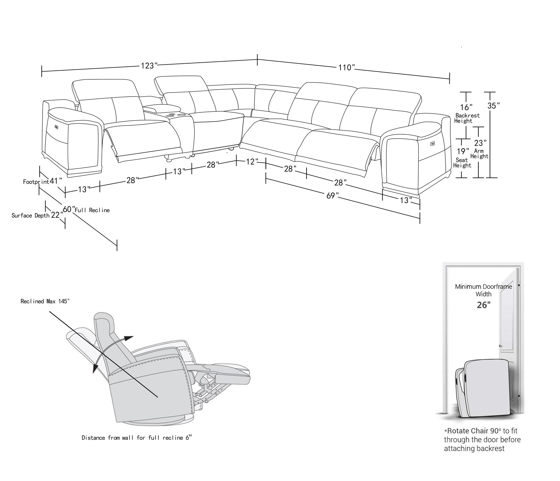 DivanItalia-Top Grain Italian Leather Reclining Modular Sectional-9762 - What A Room