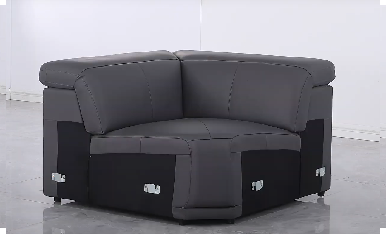 DivanItalia-Top Grain Italian Leather Reclining Modular Sectional-9762 - What A Room