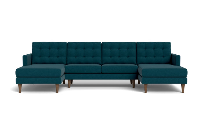 Jasper MCM Double Chaise Sectional - What A Room