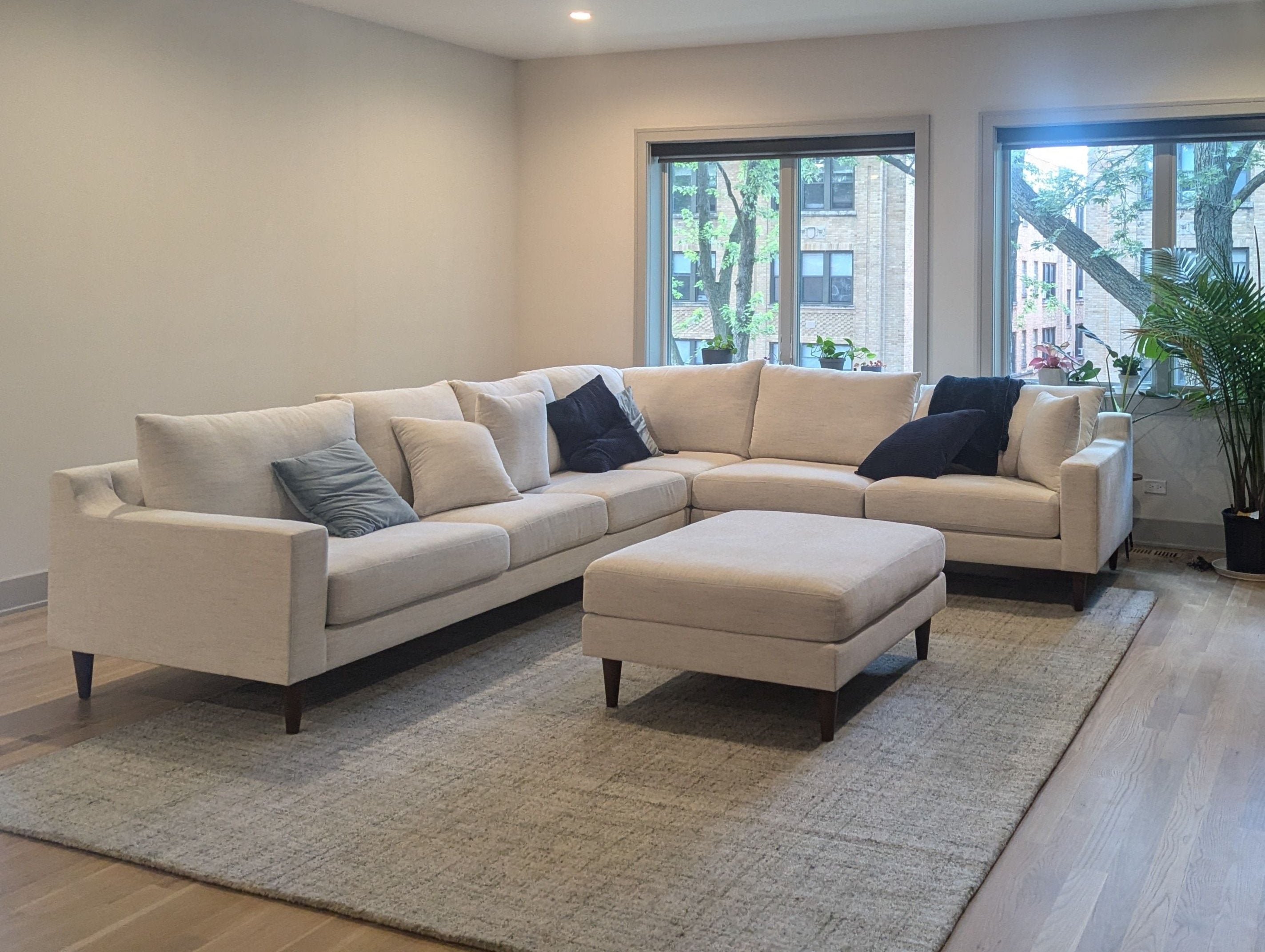 Custom Matching Ottoman - What A Room