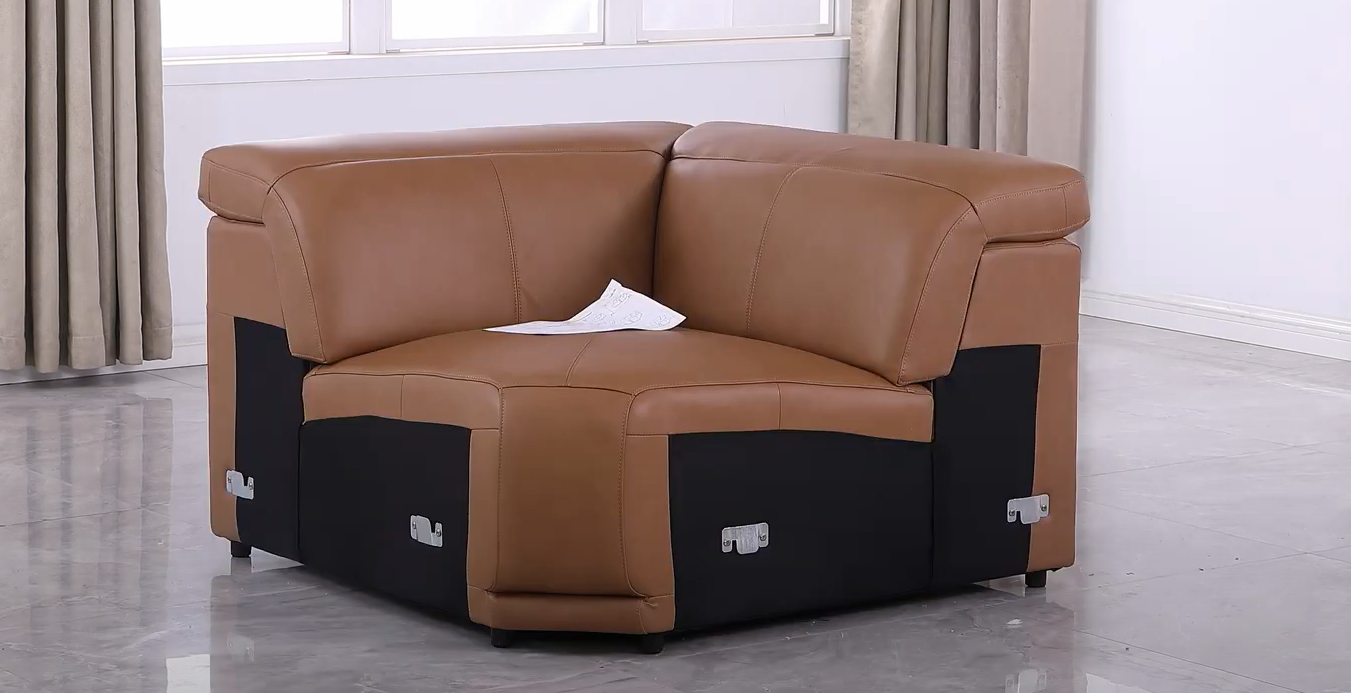 DivanItalia-Top Grain Italian Leather Reclining Modular Sectional-9762 - What A Room
