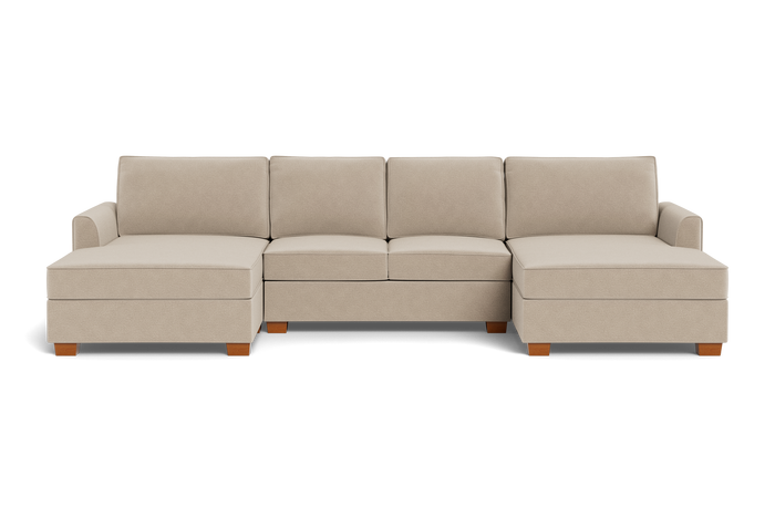 Tiffany Double Chaise U Sectional Sofa - What A Room