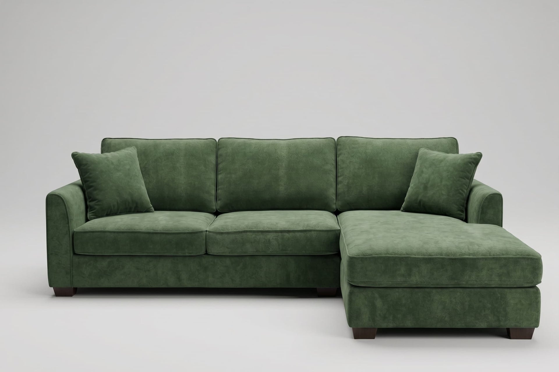 Clearance Tiffany Sofa Chaise in Apollo Clover at What a Room