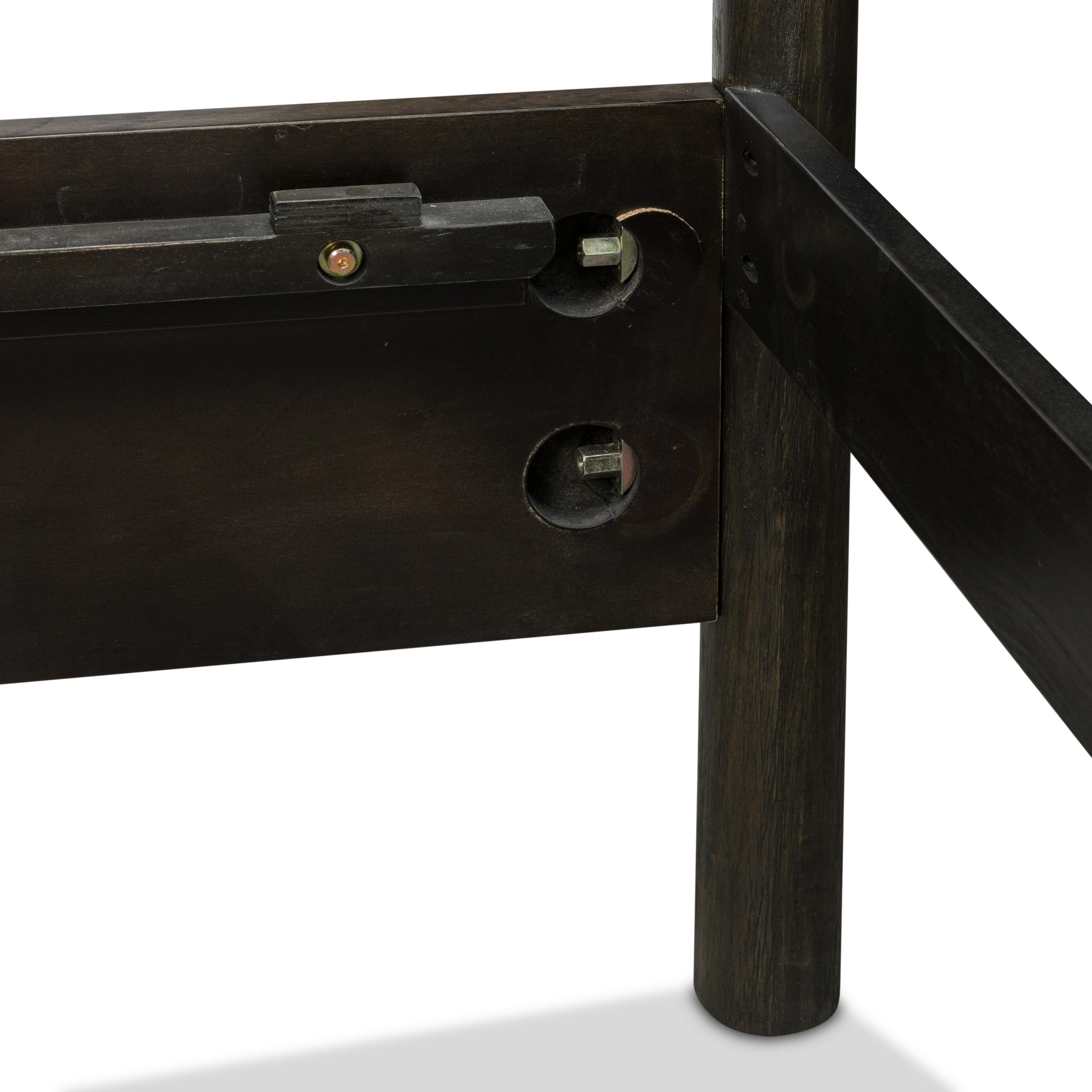 Rockport Oak Wood Platform Bed in Yin - What A Room