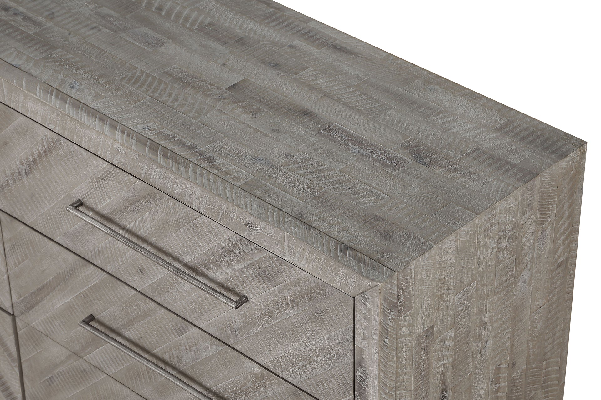 Alexandra Solid Wood Six Drawer Dresser in Rustic Latte - What A Room