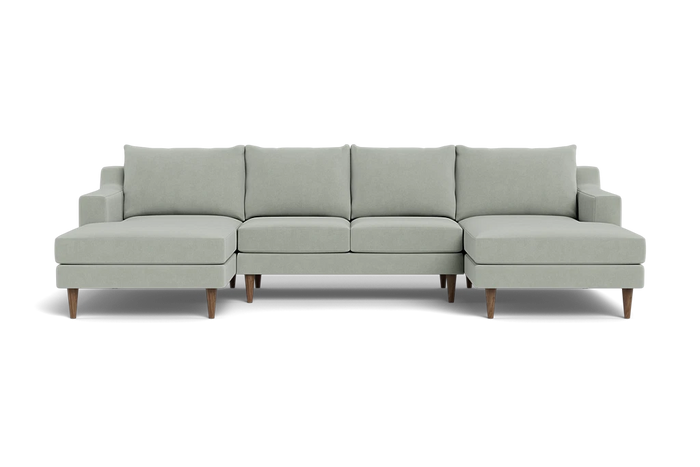 Alex MCM Double Chaise U Sectional Sofa - What A Room
