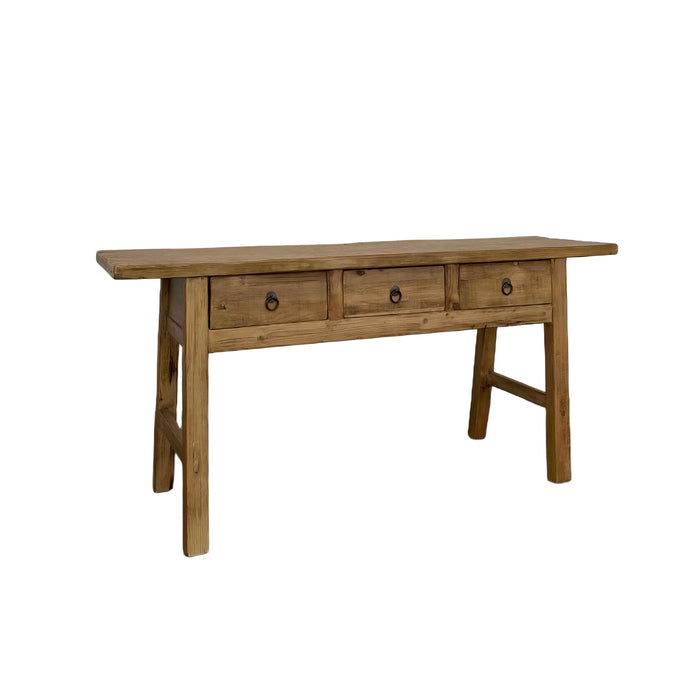 Old Elm Console Table