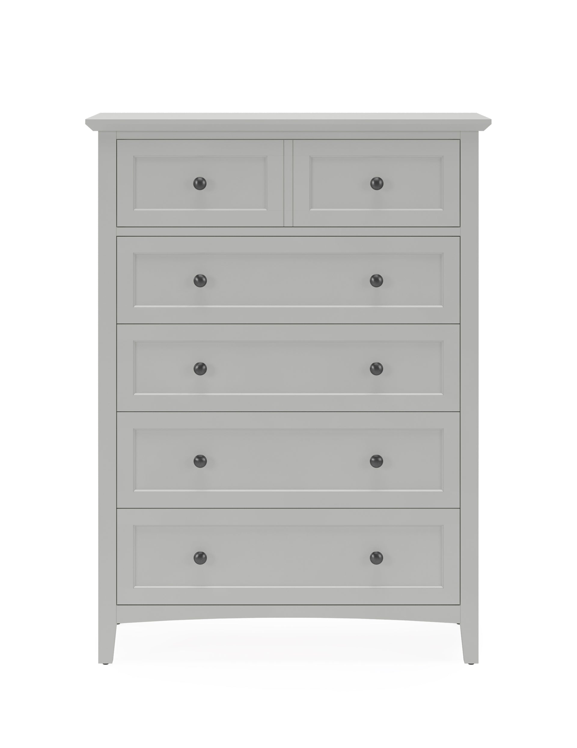 Grace Five Drawer Chest in Elephant Gray - What A Room