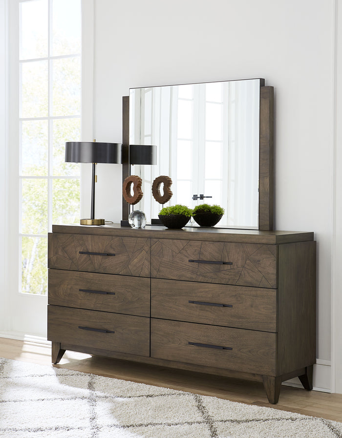 Broderick Six-Drawer Dresser in Wild Oats Brown - What A Room