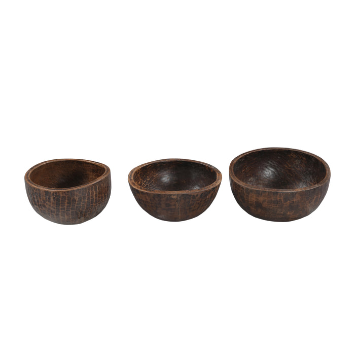Vintage Wood Bowl - What A Room