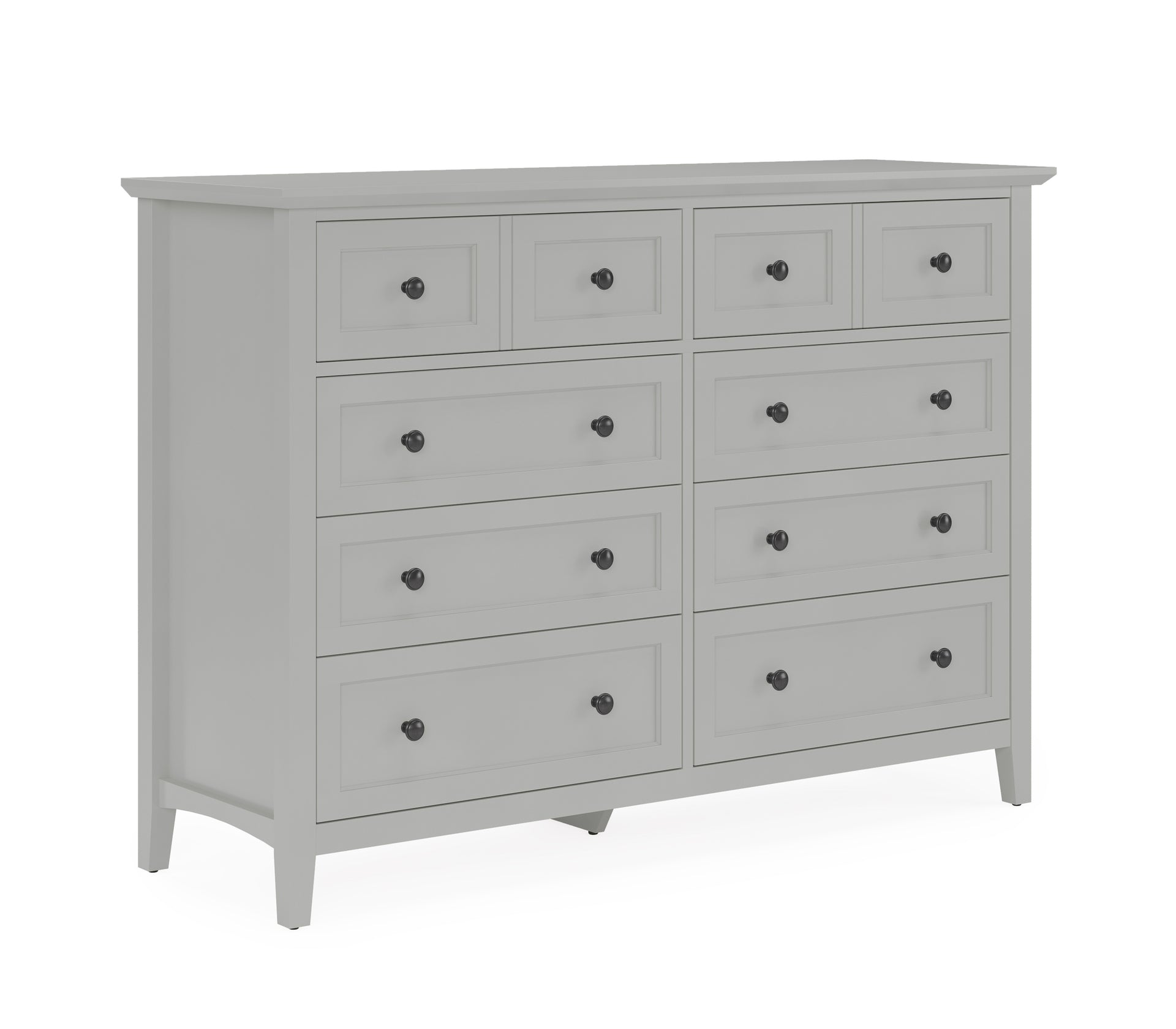 Grace Eight Drawer Dresser in Elephant Gray - What A Room