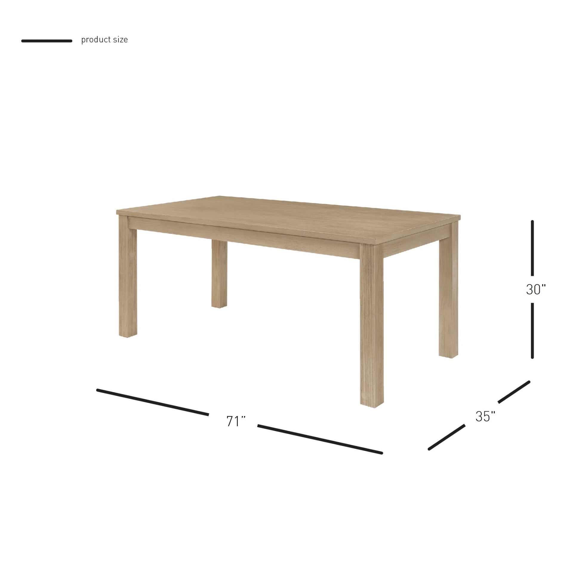 Tiburon 71" Dining Table - What A Room