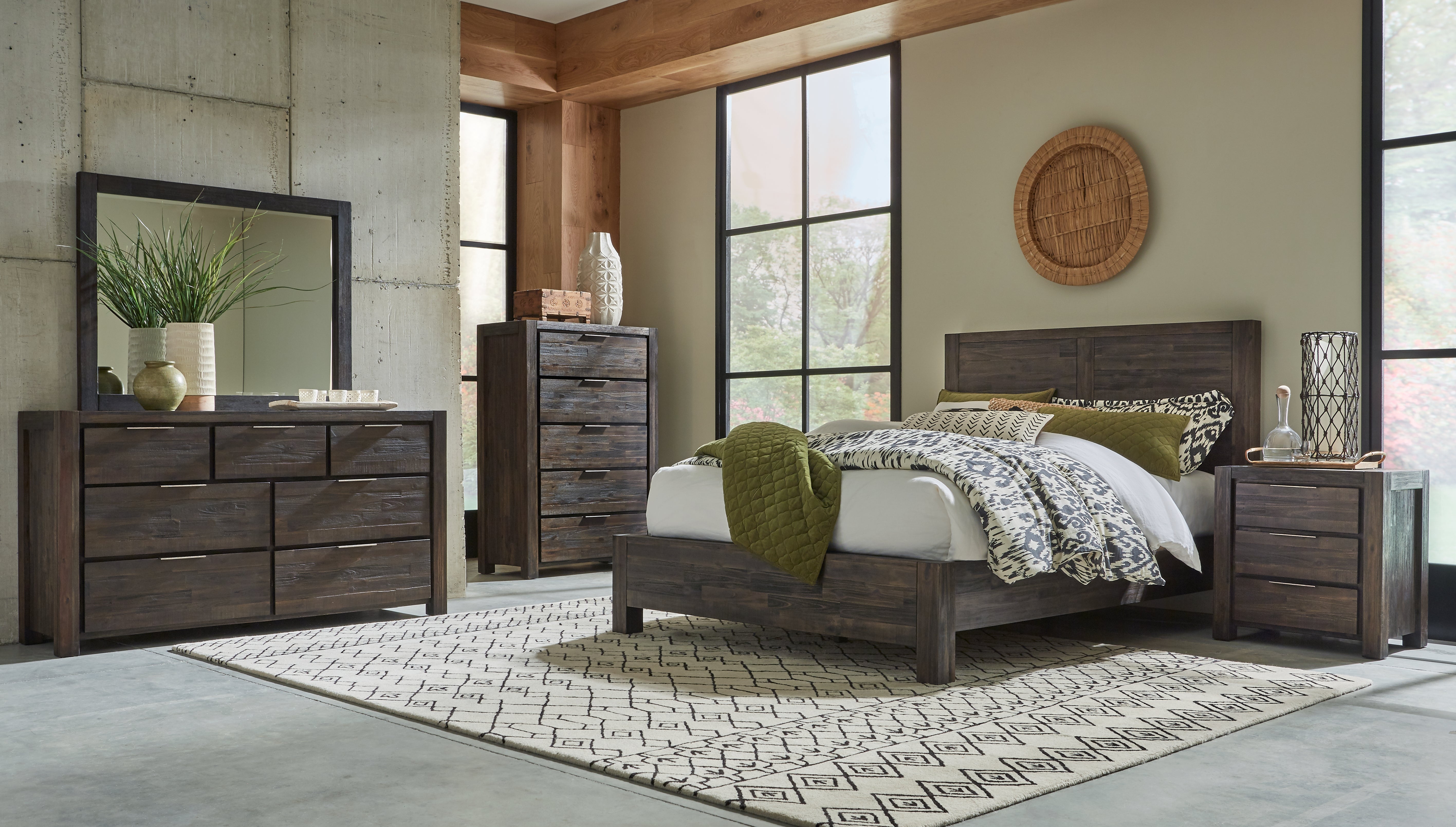 Savanna Seven Drawer Solid Wood Dresser in Coffee Bean - What A Room