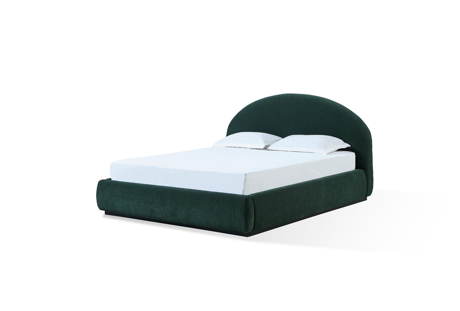 Flex Upholstered Bed in Emerald Chenille - What A Room