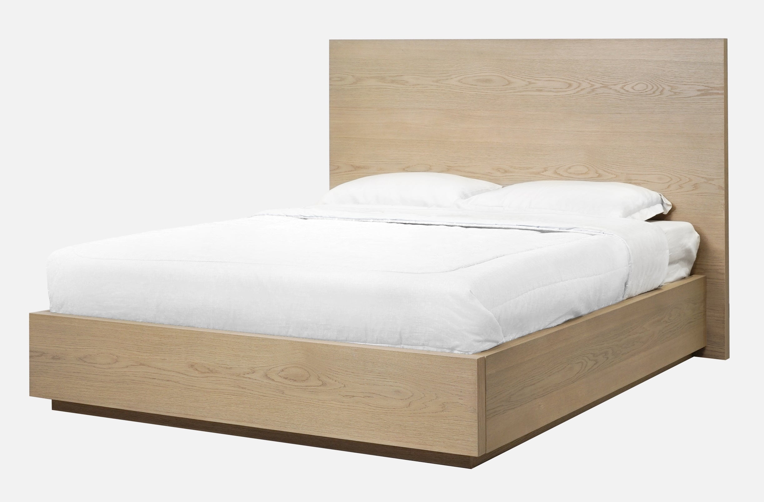 One Coastal Modern Platform Bed in Bisque - What A Room