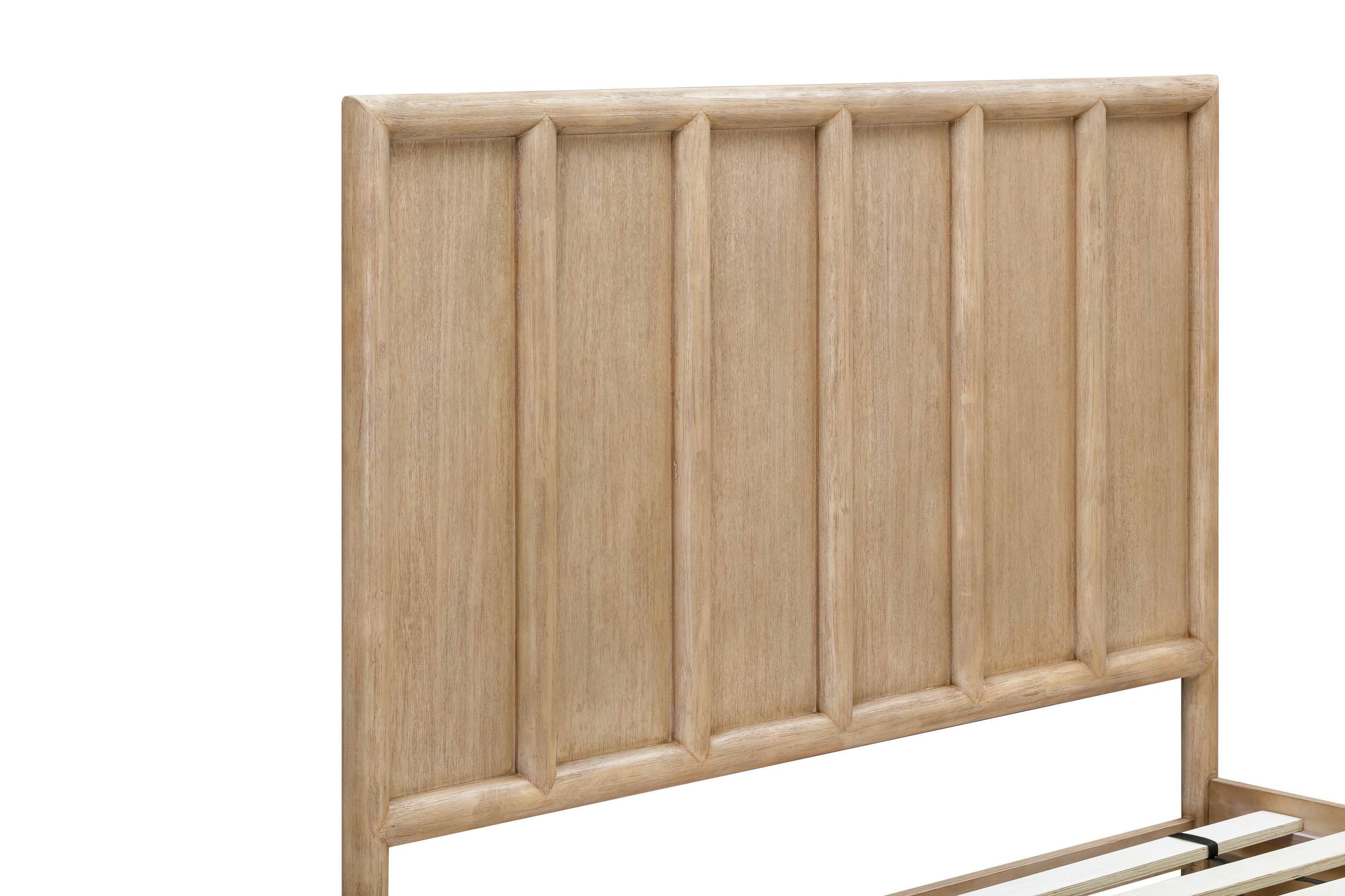 Dorsey Wooden Two Drawer Storage Bed in Granola - What A Room