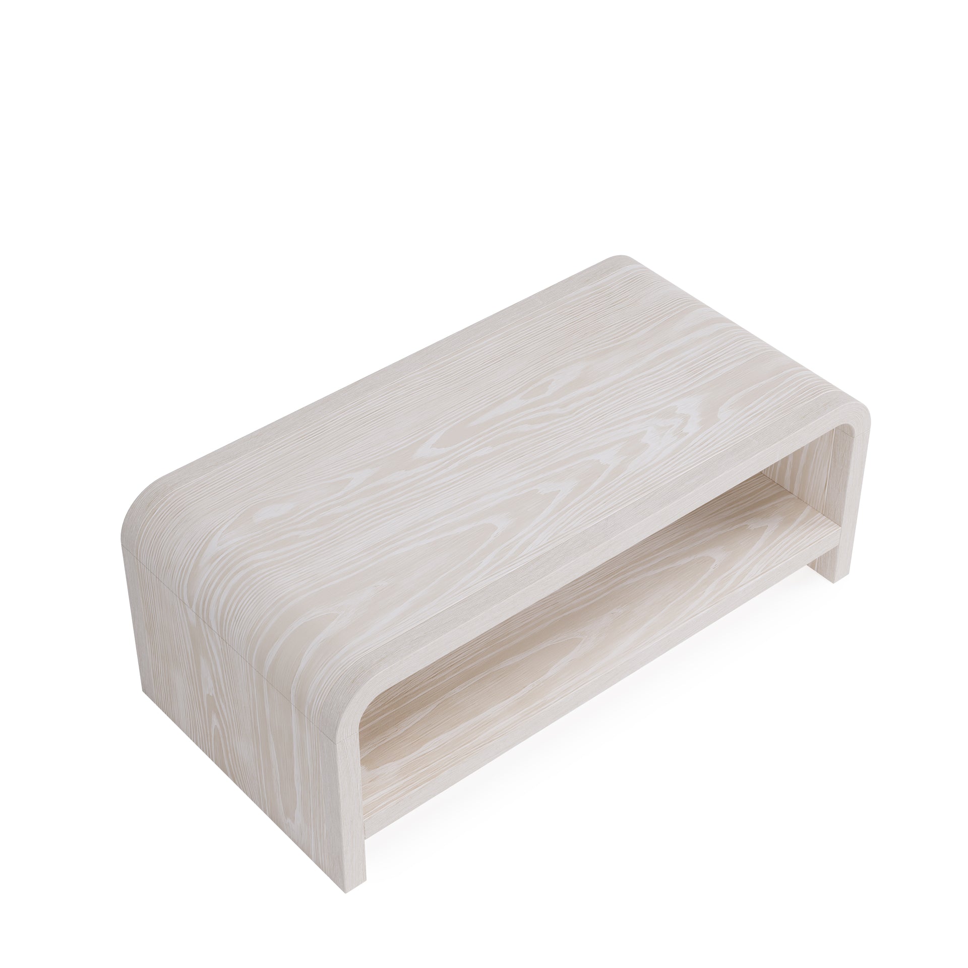 Drake Ash Wood Coffee Table in Sugar - What A Room