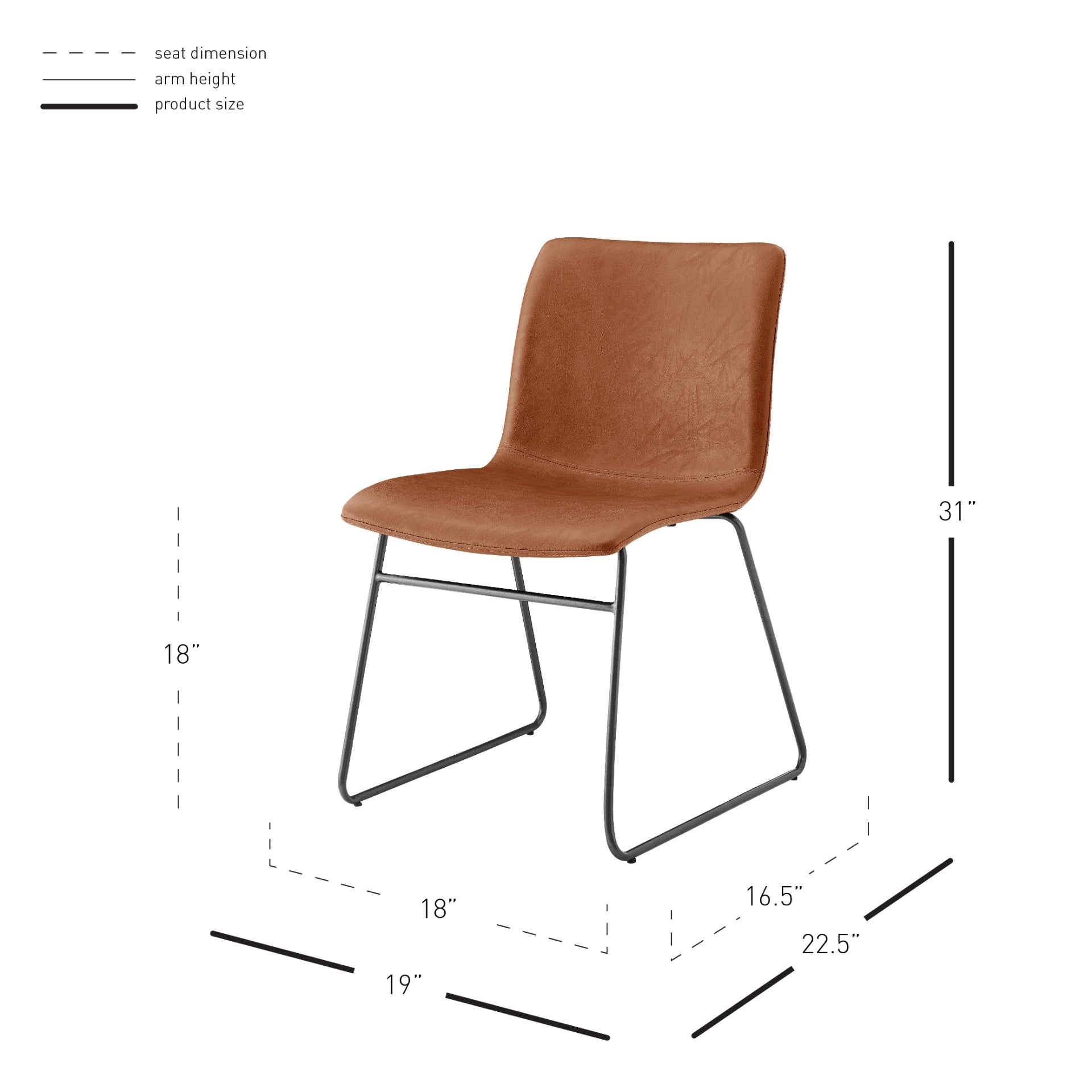Bruce Dining Side Chair (Set of 2) - What A Room
