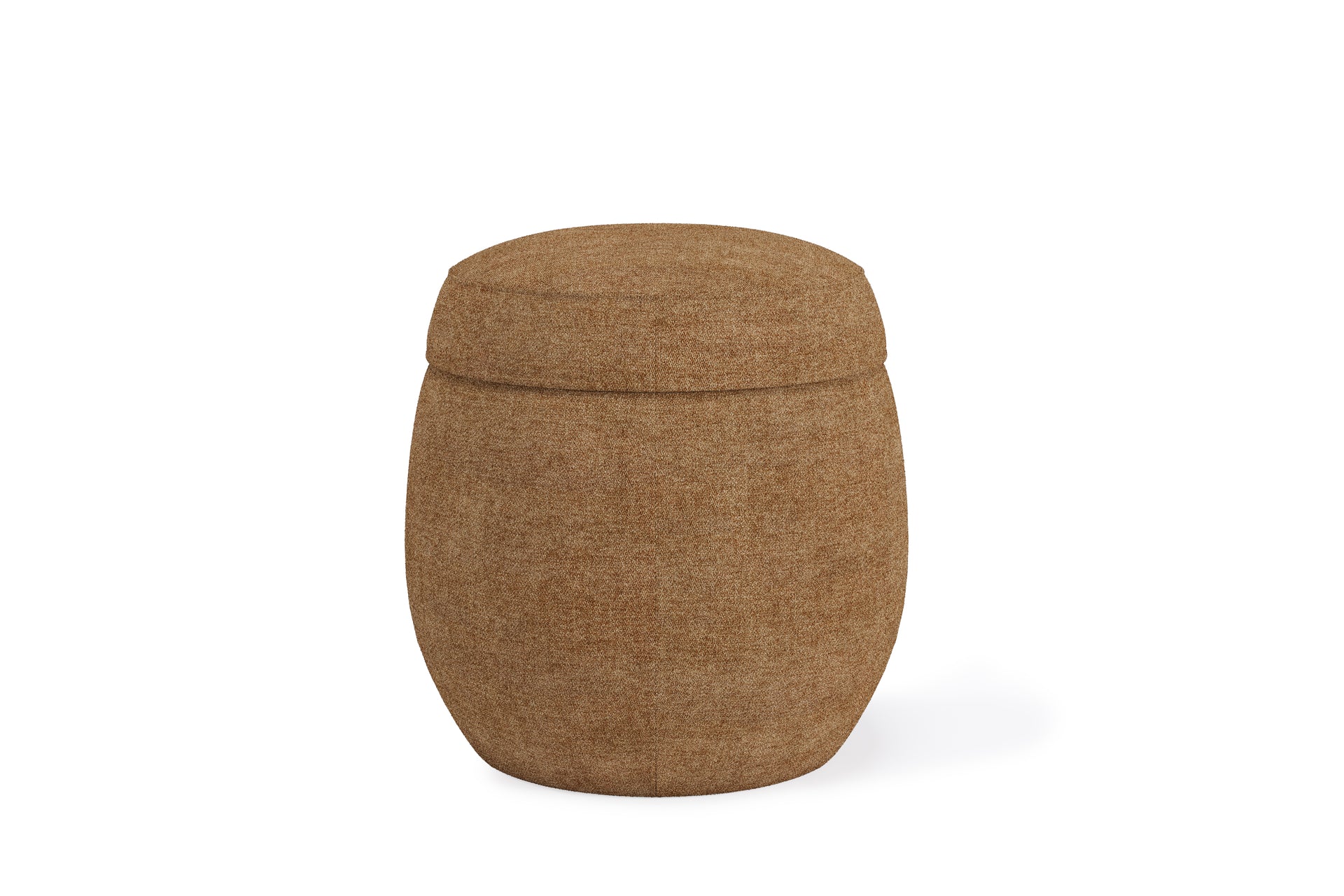 Flex Upholstered Ottoman in Porcini Chenille - What A Room