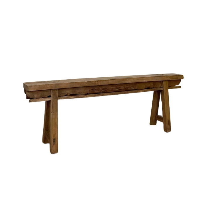Vintage Country Elm Bench