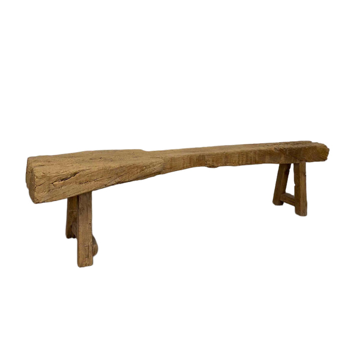 Vintage Country Elm Bench