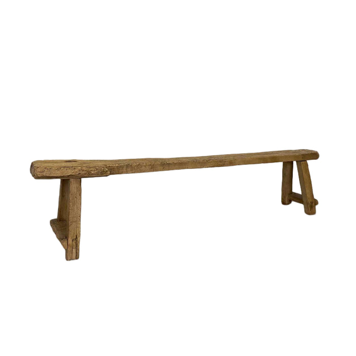 Vintage Country Elm Bench