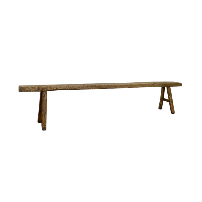 Vintage Country Elm Bench